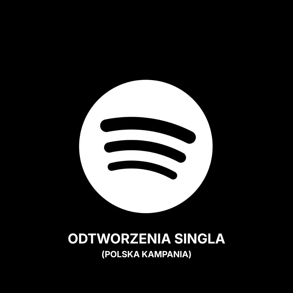 Odtworzenia singla - Spotify (Kampania Polska)
